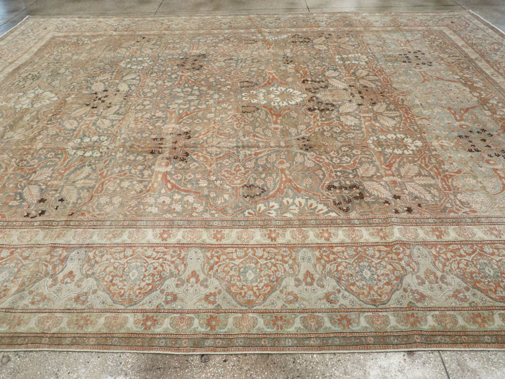 Antique Persian Tabriz Carpet, No.24750 - Gss