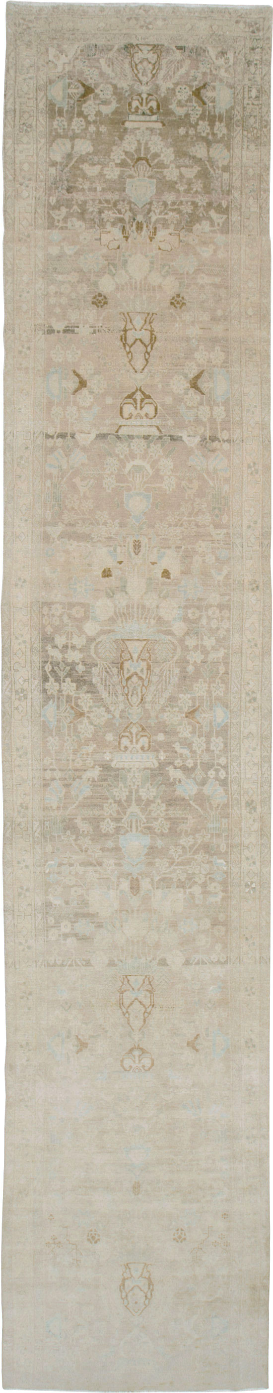 Vintage Persian Malayer Wide Gallery Runner, No.24753 - Gss