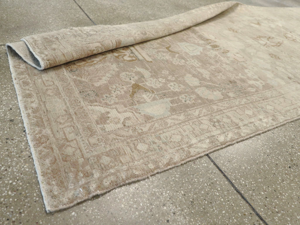 Vintage Persian Malayer Wide Gallery Runner, No.24753 - Gss