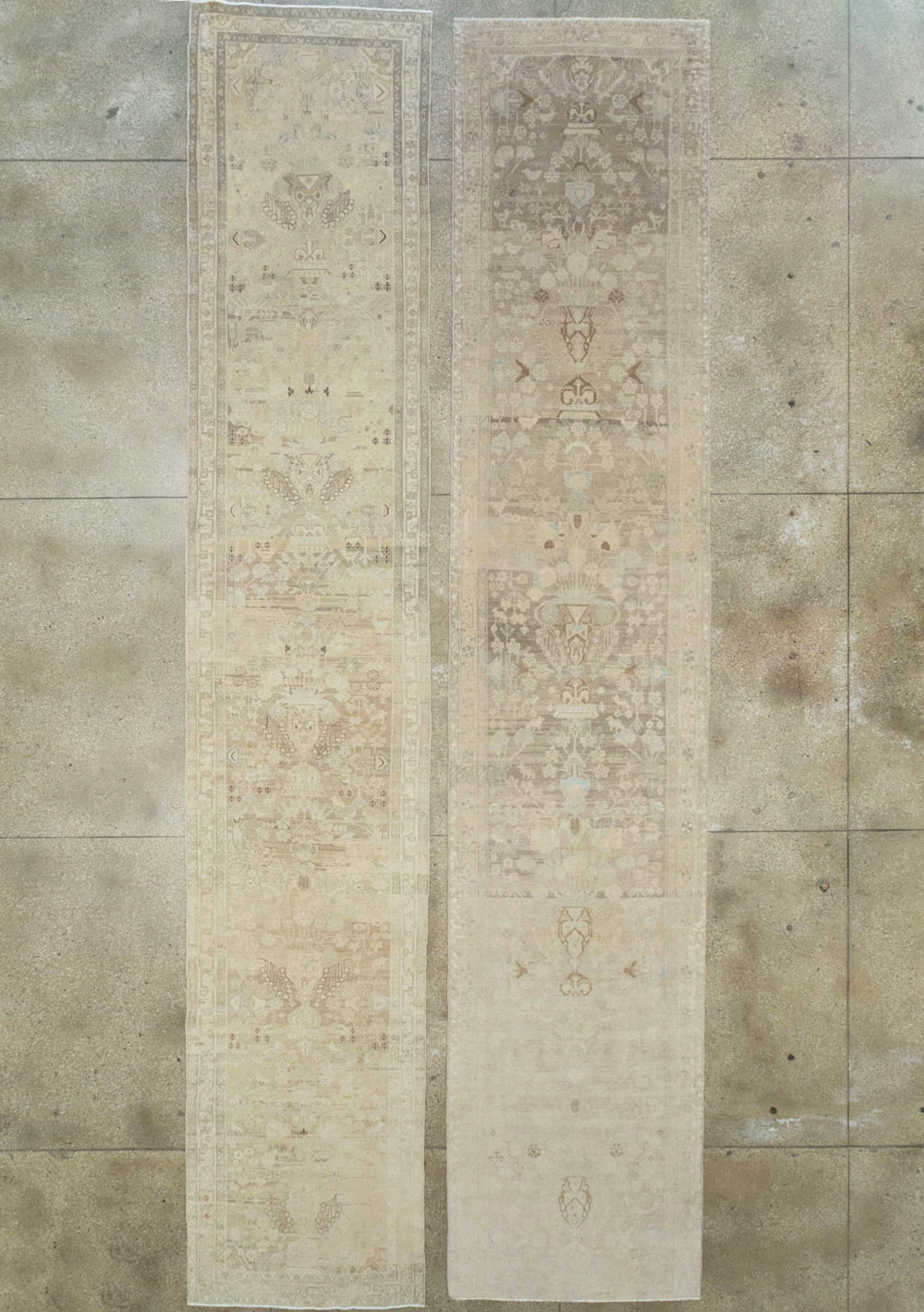 Vintage Persian Malayer Wide Gallery Runner, No.24753 - Gss