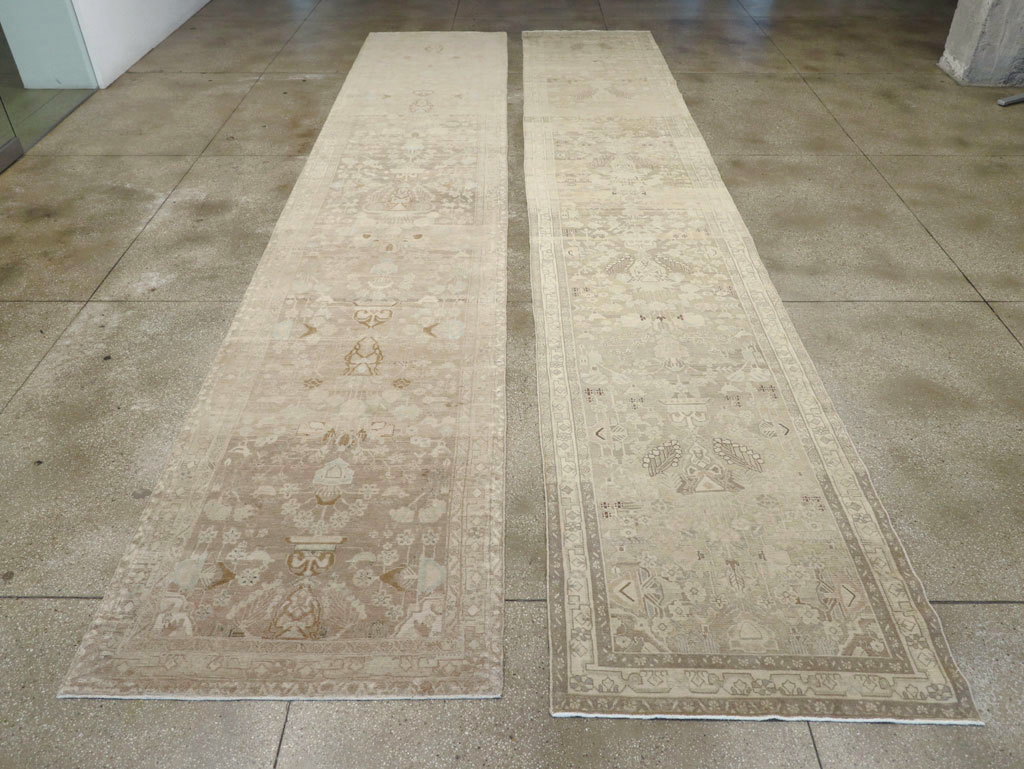 Vintage Persian Malayer Wide Gallery Runner, No.24754 - Gss