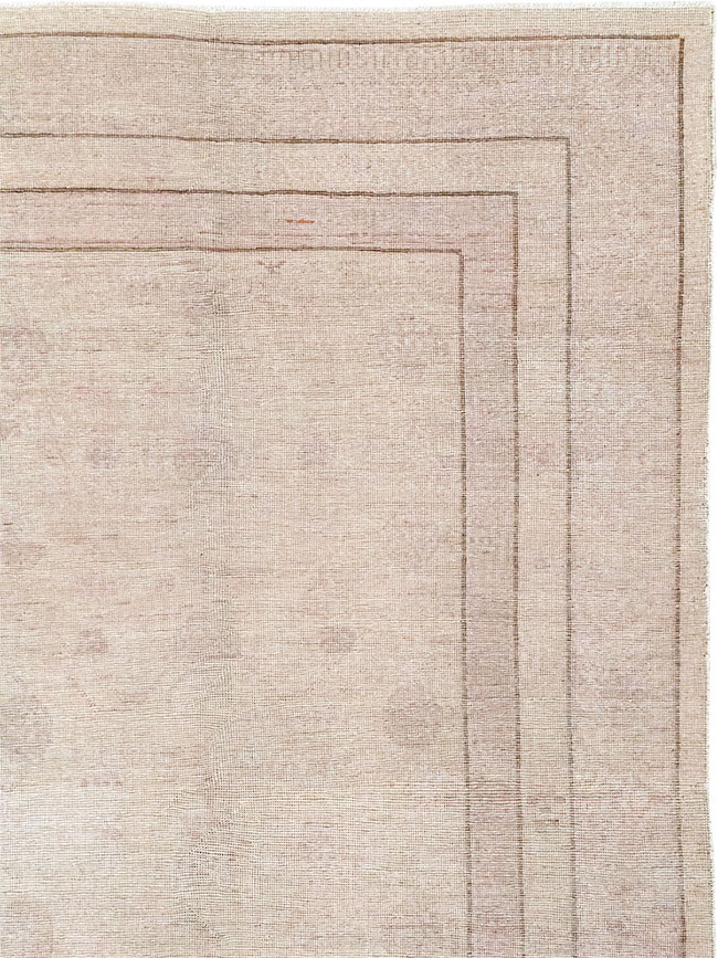 Vintage East Turkestan Khotan Carpet, No.24762 - Gss