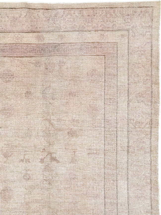 Vintage East Turkestan Khotan Carpet, No.24762 - Gss