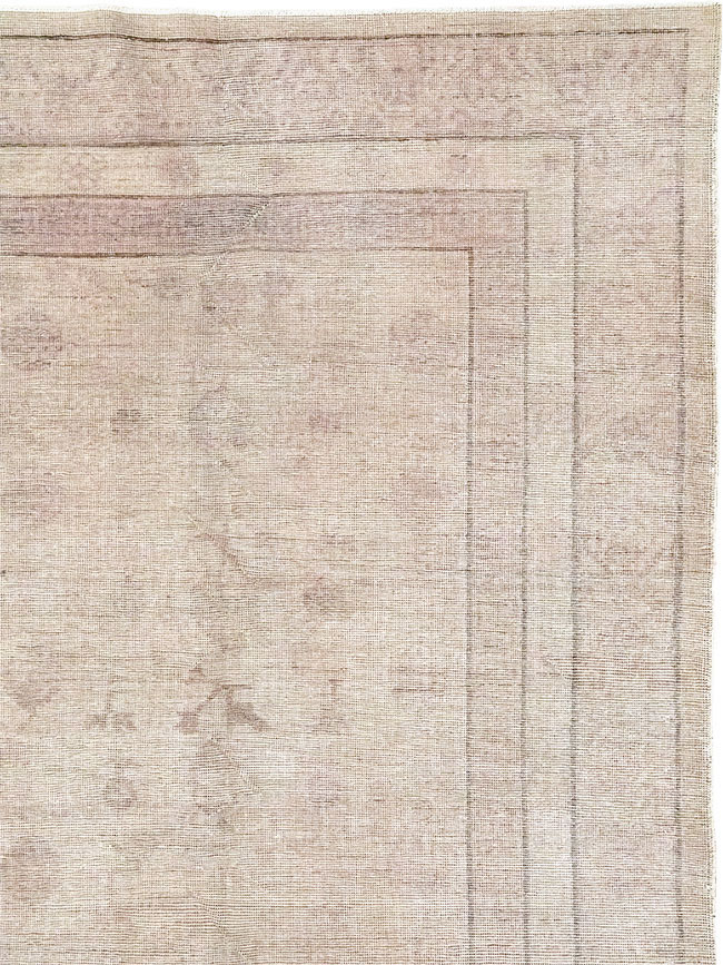 Vintage East Turkestan Khotan Carpet, No.24762 - Gss