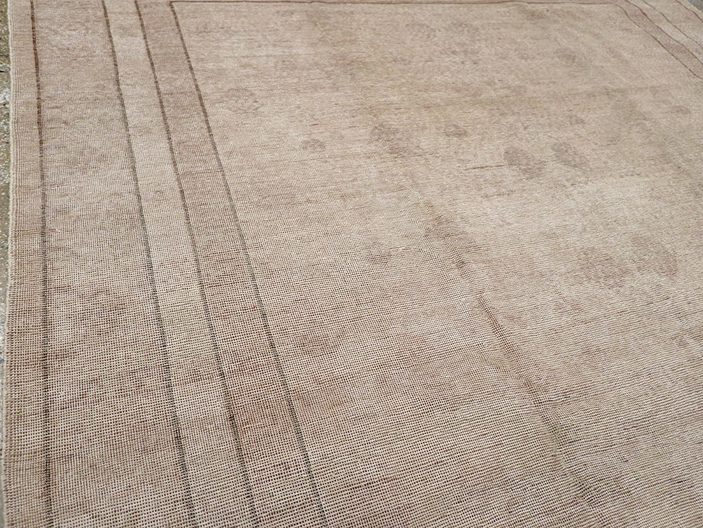 Vintage East Turkestan Khotan Carpet, No.24762 - Gss