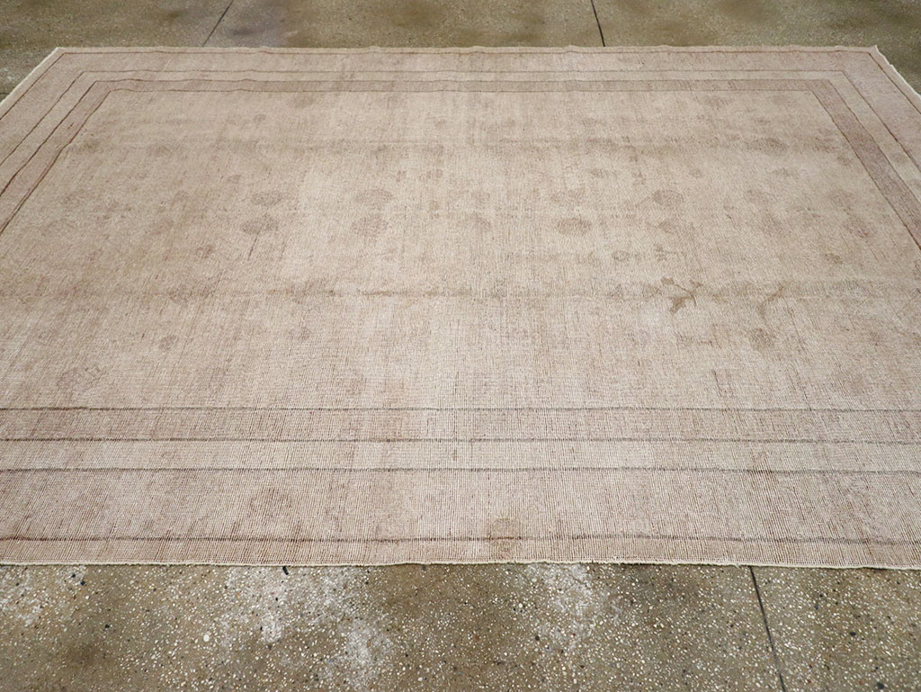 Vintage East Turkestan Khotan Carpet, No.24762 - Gss