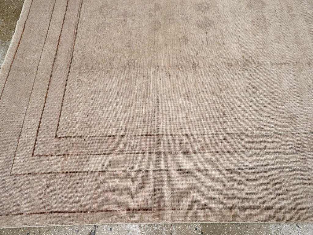 Vintage East Turkestan Khotan Carpet, No.24762 - Gss