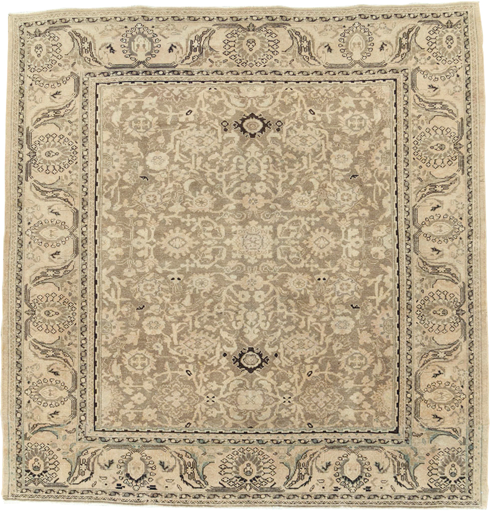 Vintage Persian Malayer Square Accent Carpet, No.24764 - Gss