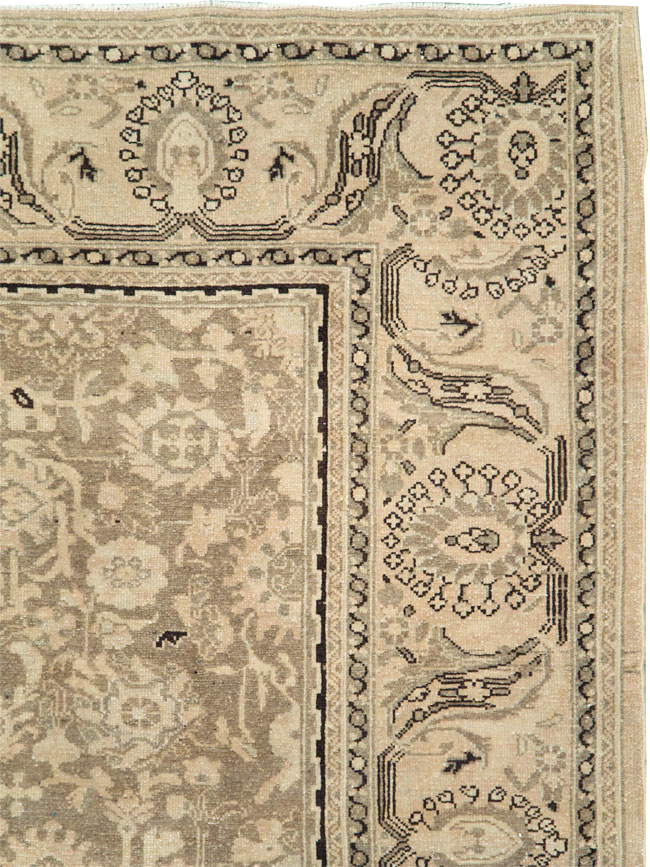 Vintage Persian Malayer Square Accent Carpet, No.24764 - Gss