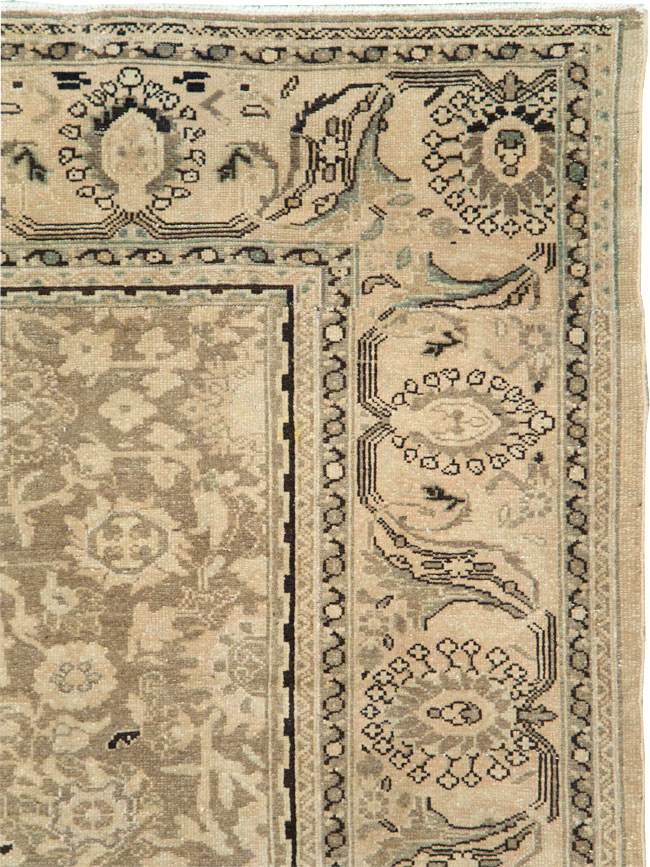Vintage Persian Malayer Square Accent Carpet, No.24764 - Gss