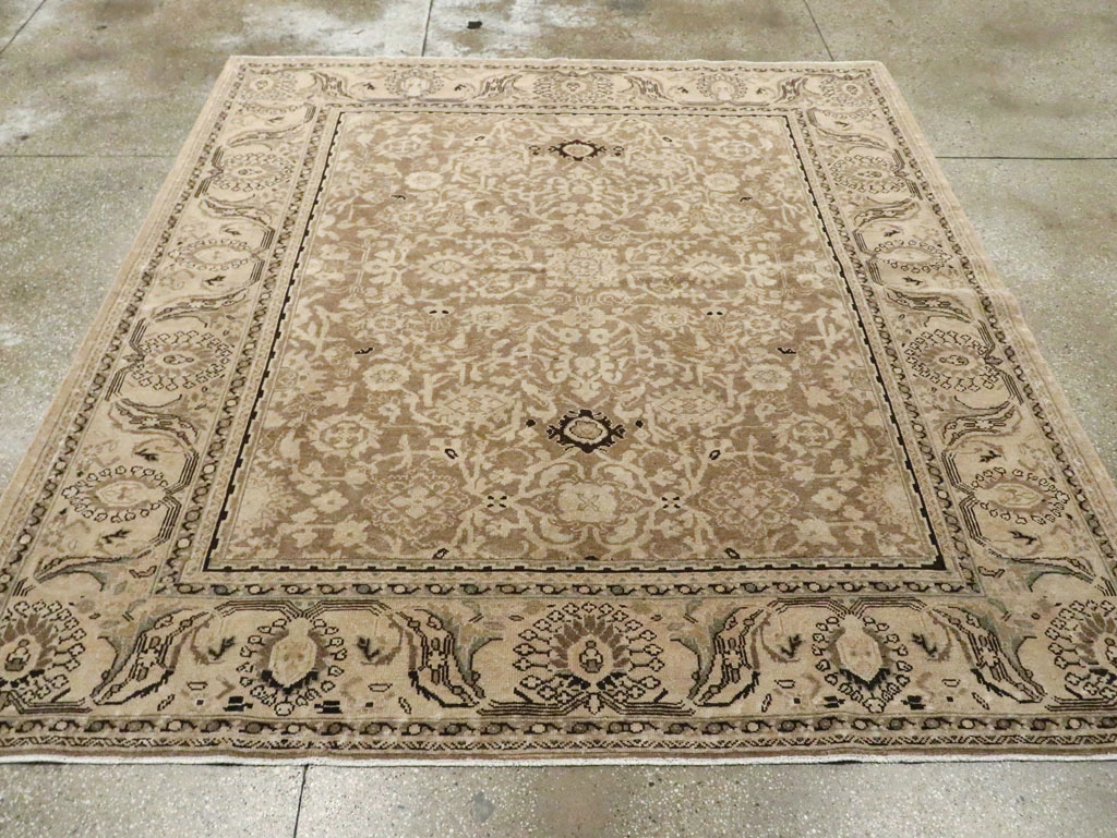 Vintage Persian Malayer Square Accent Carpet, No.24764 - Gss