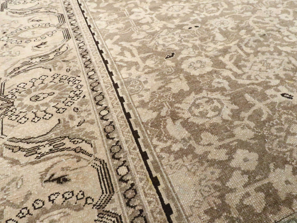 Vintage Persian Malayer Square Accent Carpet, No.24764 - Gss