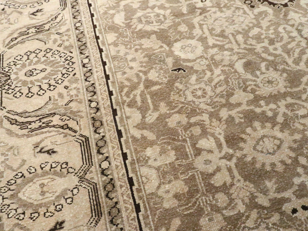 Vintage Persian Malayer Square Accent Carpet, No.24764 - Gss