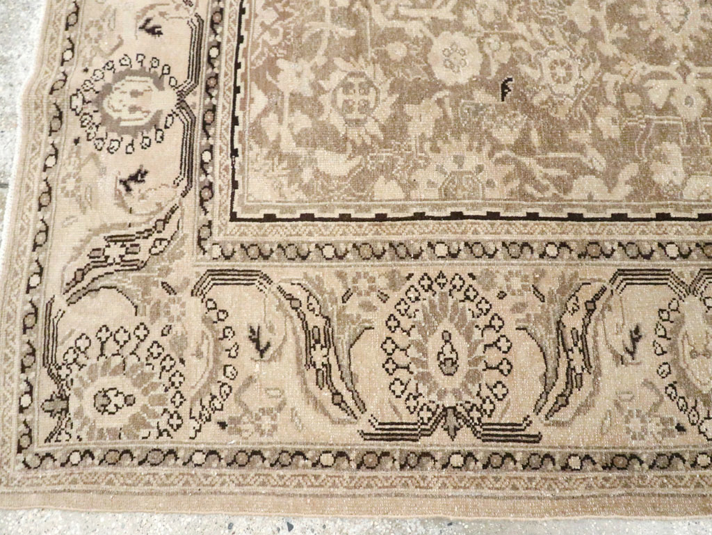 Vintage Persian Malayer Square Accent Carpet, No.24764 - Gss