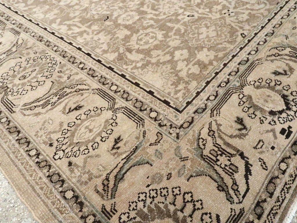 Vintage Persian Malayer Square Accent Carpet, No.24764 - Gss