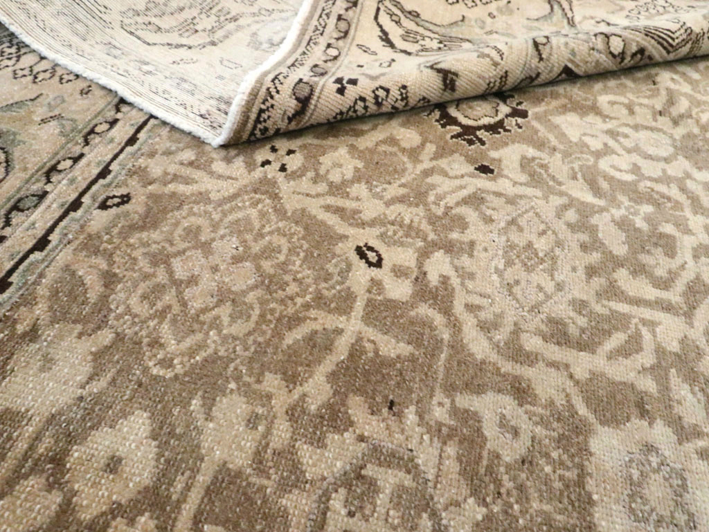 Vintage Persian Malayer Square Accent Carpet, No.24764 - Gss