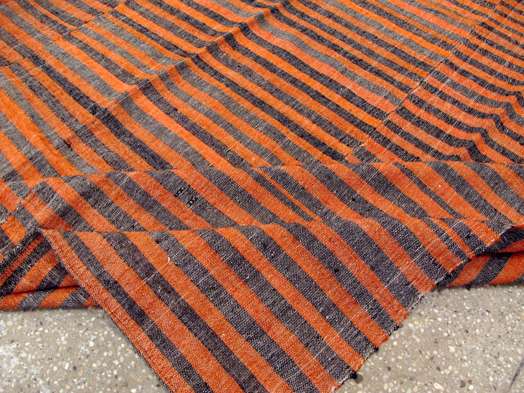 Vintage Turkish Flatweave Kilim, No.24771 - Gss