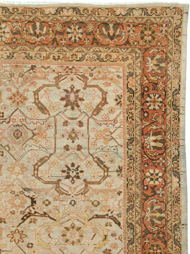 Antique Persian Mahal Carpet, No.24789 - Gss
