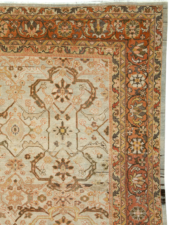 Antique Persian Mahal Carpet, No.24789 - Gss