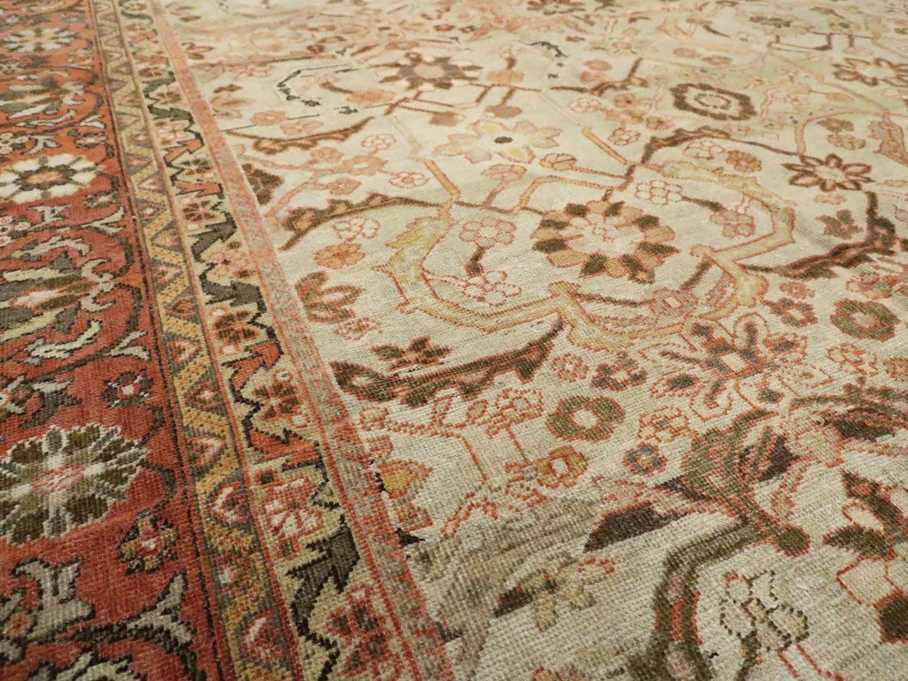 Antique Persian Mahal Carpet, No.24789 - Gss
