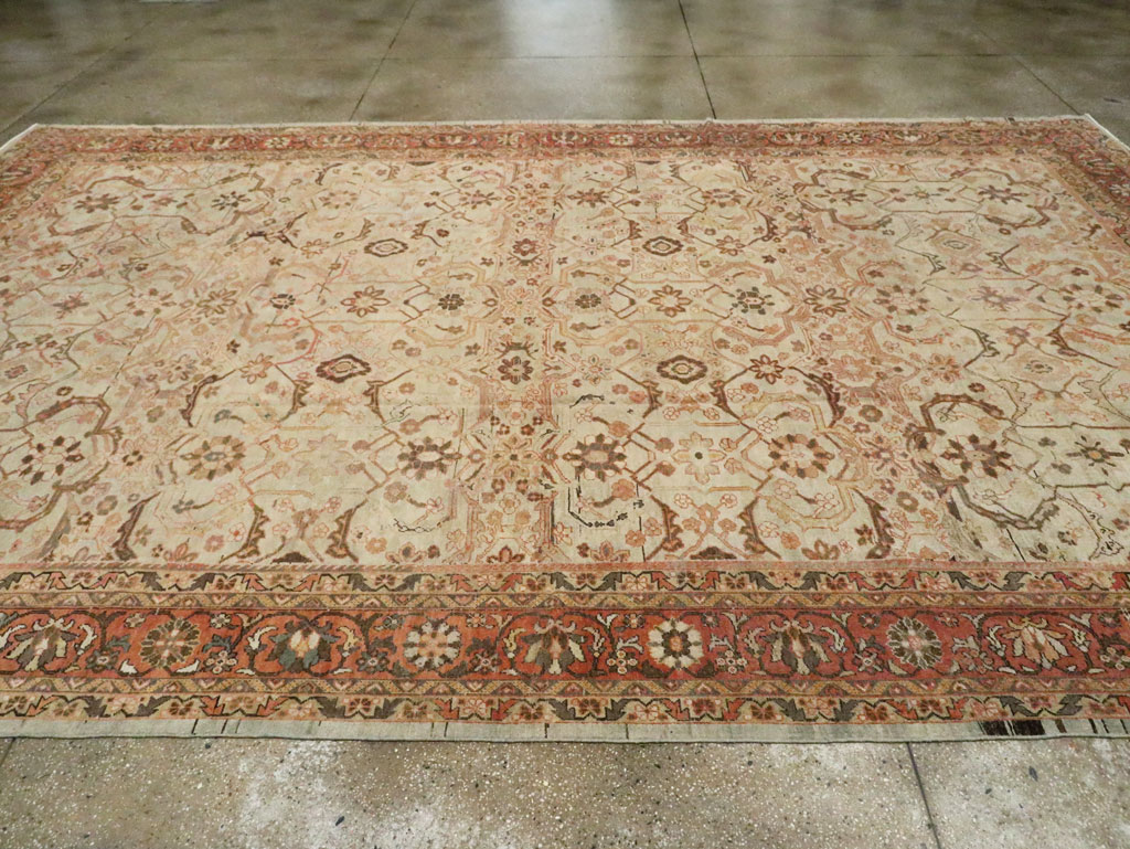 Antique Persian Mahal Carpet, No.24789 - Gss