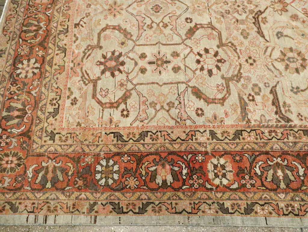 Antique Persian Mahal Carpet, No.24789 - Gss