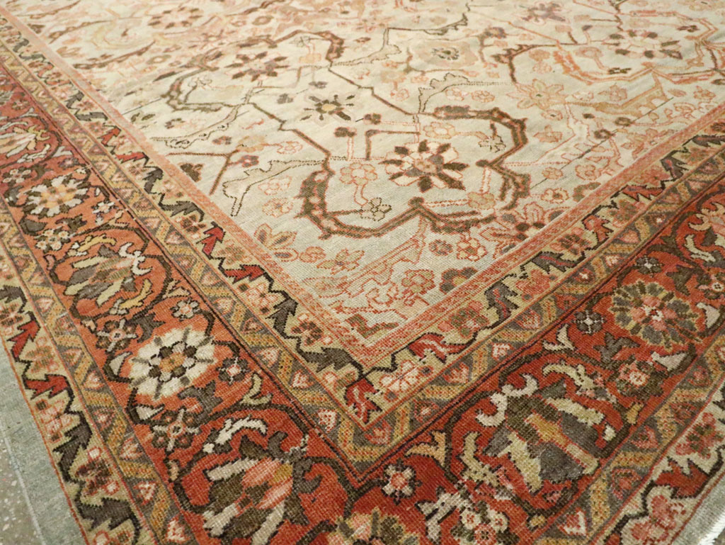 Antique Persian Mahal Carpet, No.24789 - Gss