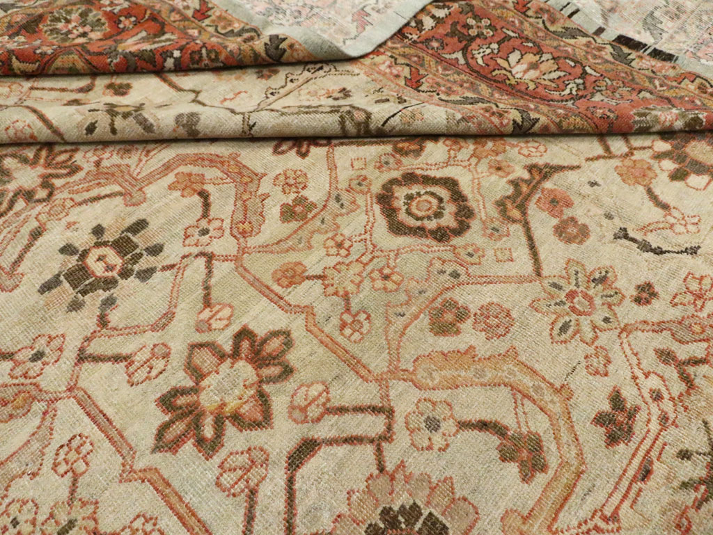 Antique Persian Mahal Carpet, No.24789 - Gss