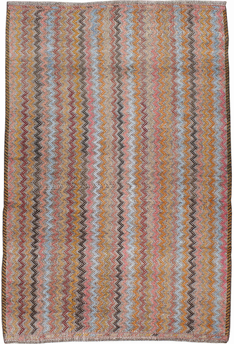 Vintage Turkish Flatweave Kilim, No.24800 - Gss