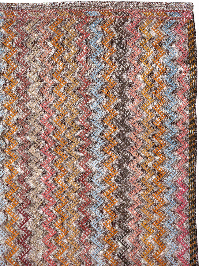 Vintage Turkish Flatweave Kilim, No.24800 - Gss