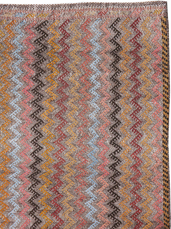 Vintage Turkish Flatweave Kilim, No.24800 - Gss