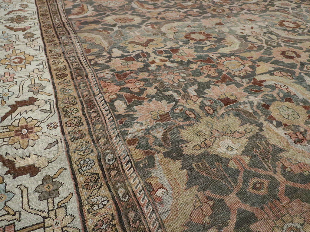 Antique Persian Mahal Oversize Carpet, No.24807 - Gss