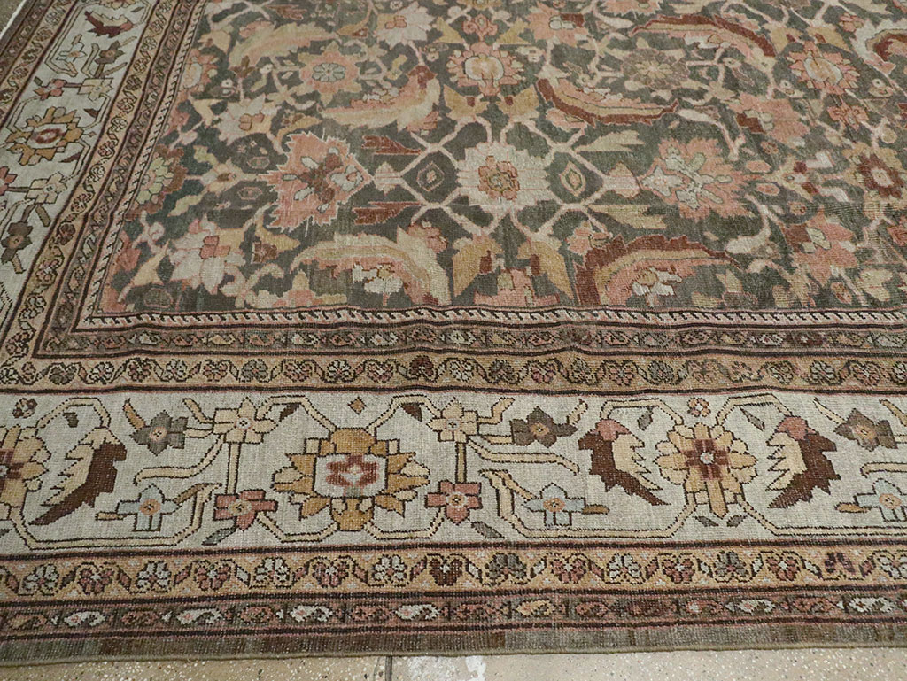 Antique Persian Mahal Oversize Carpet, No.24807 - Gss