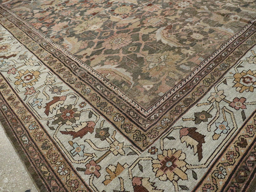Antique Persian Mahal Oversize Carpet, No.24807 - Gss