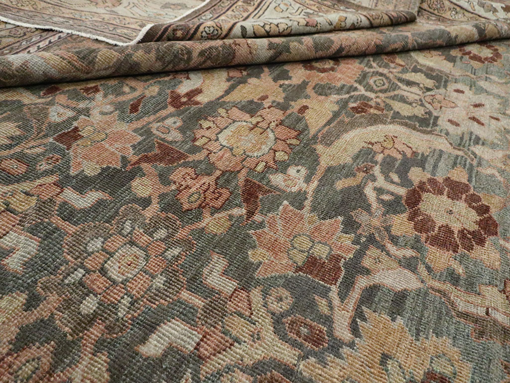 Antique Persian Mahal Oversize Carpet, No.24807 - Gss