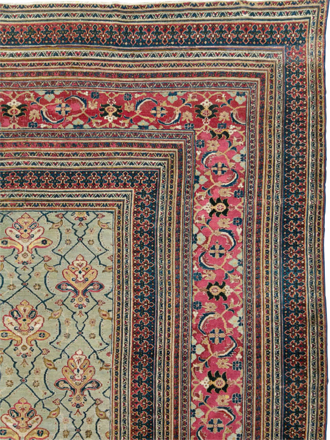 Antique Persian Khorassan Carpet, No.24808 - Gss