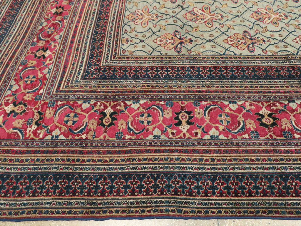 Antique Persian Khorassan Carpet, No.24808 - Gss
