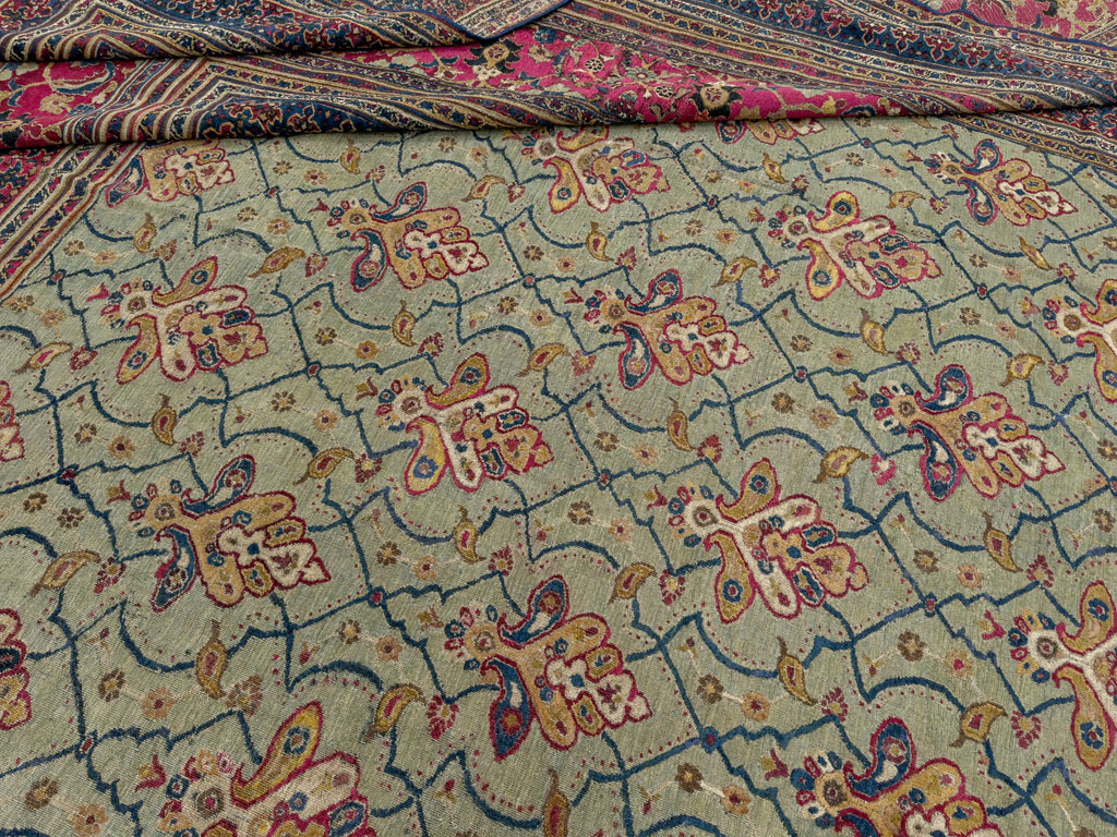 Antique Persian Khorassan Carpet, No.24808 - Gss