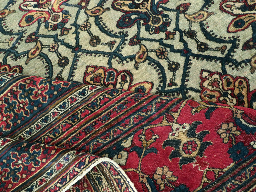 Antique Persian Khorassan Carpet, No.24808 - Gss
