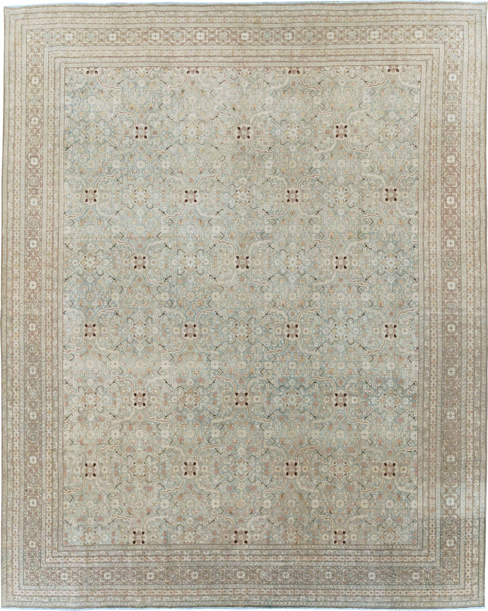 Antique Persian Tabriz Carpet, No.24810 - Gss
