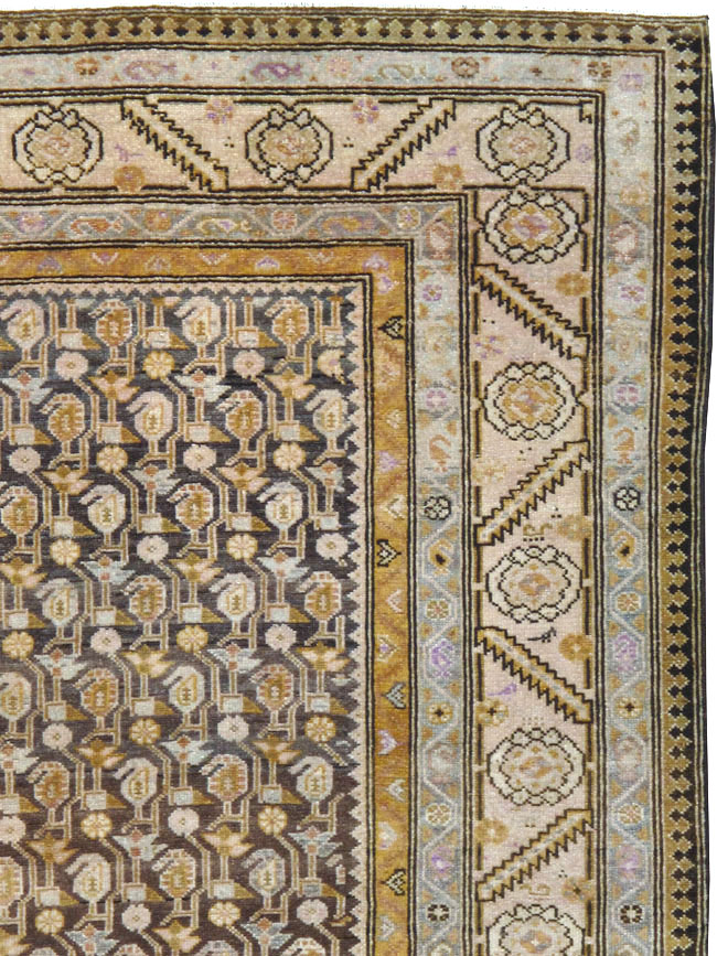 Vintage Persian Malayer Gallery Carpet, No.24811 - Gss