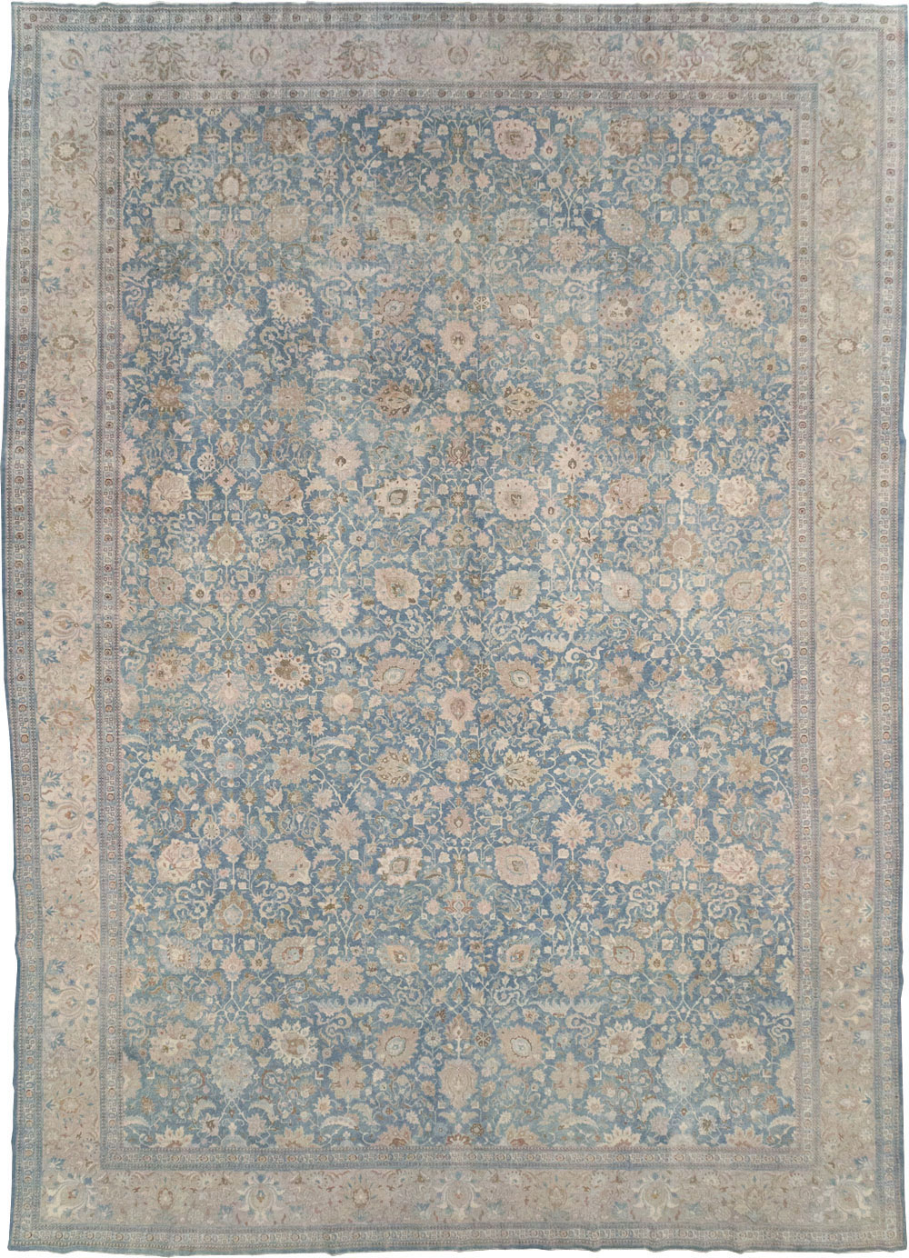 Antique Persian Tabriz Oversize Carpet, No.24817 - Gss