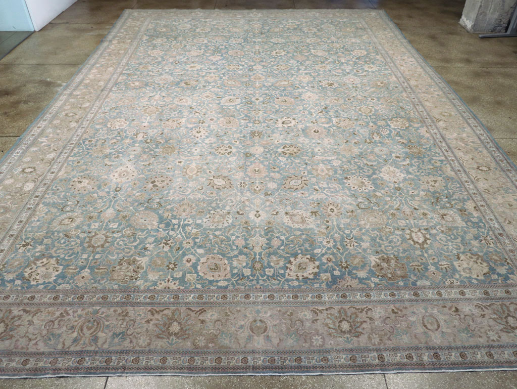Antique Persian Tabriz Oversize Carpet, No.24817 - Gss