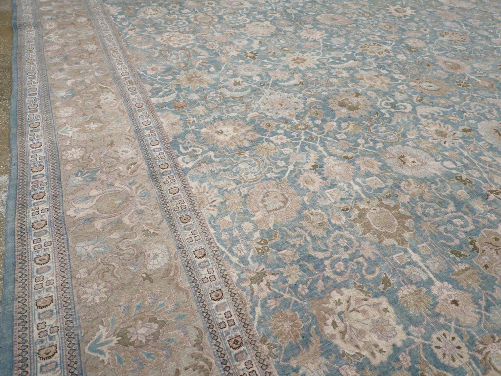 Antique Persian Tabriz Oversize Carpet, No.24817 - Gss