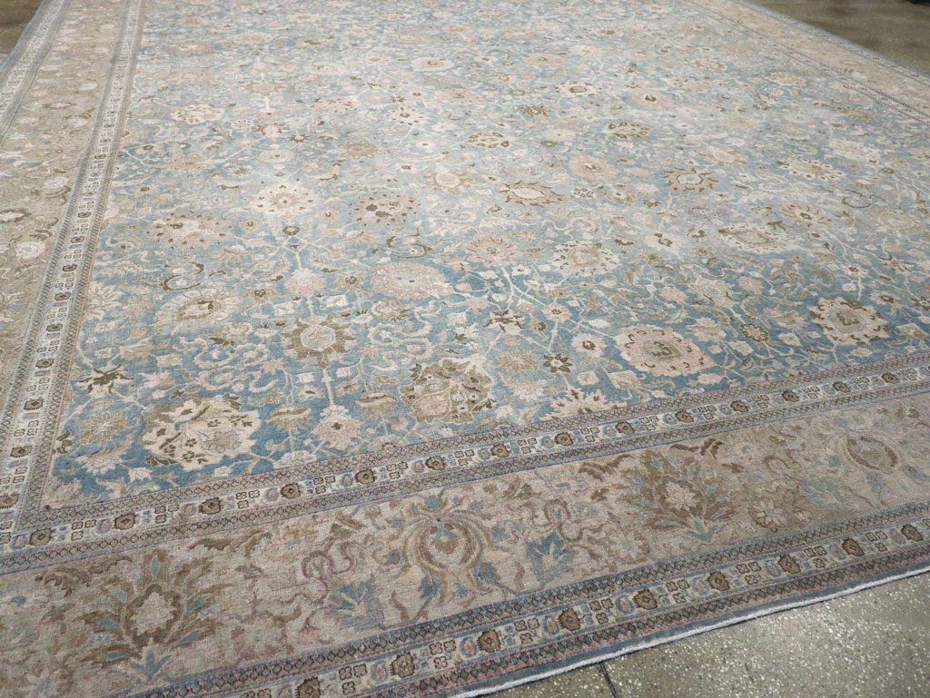 Antique Persian Tabriz Oversize Carpet, No.24817 - Gss