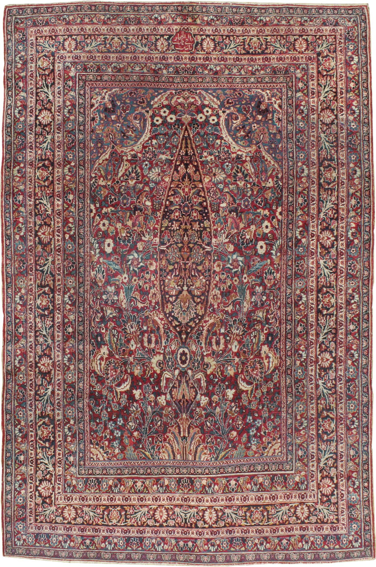 Antique Persian Mashad Carpet, No.24823 - Gss