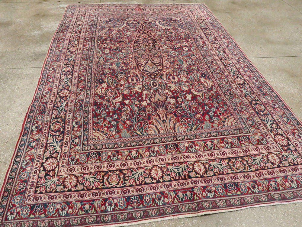 Antique Persian Mashad Carpet, No.24823 - Gss