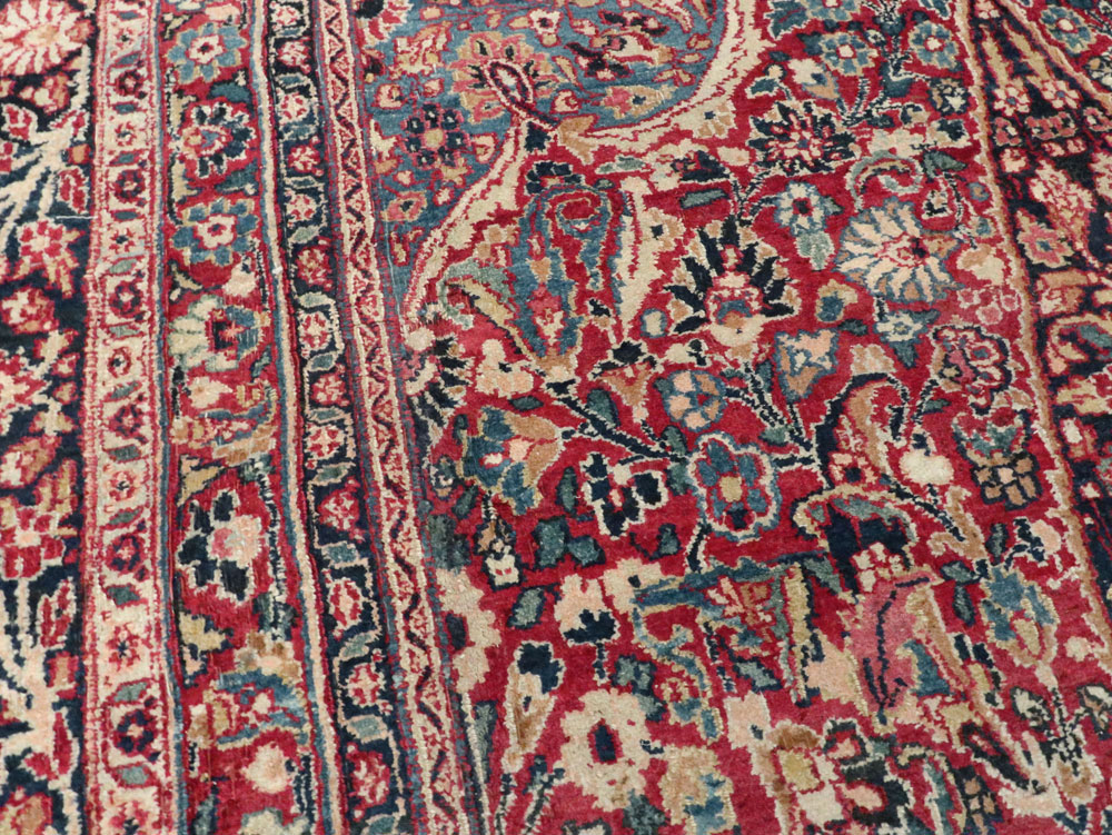 Antique Persian Mashad Carpet, No.24823 - Gss