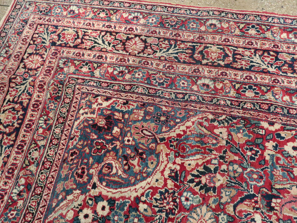 Antique Persian Mashad Carpet, No.24823 - Gss