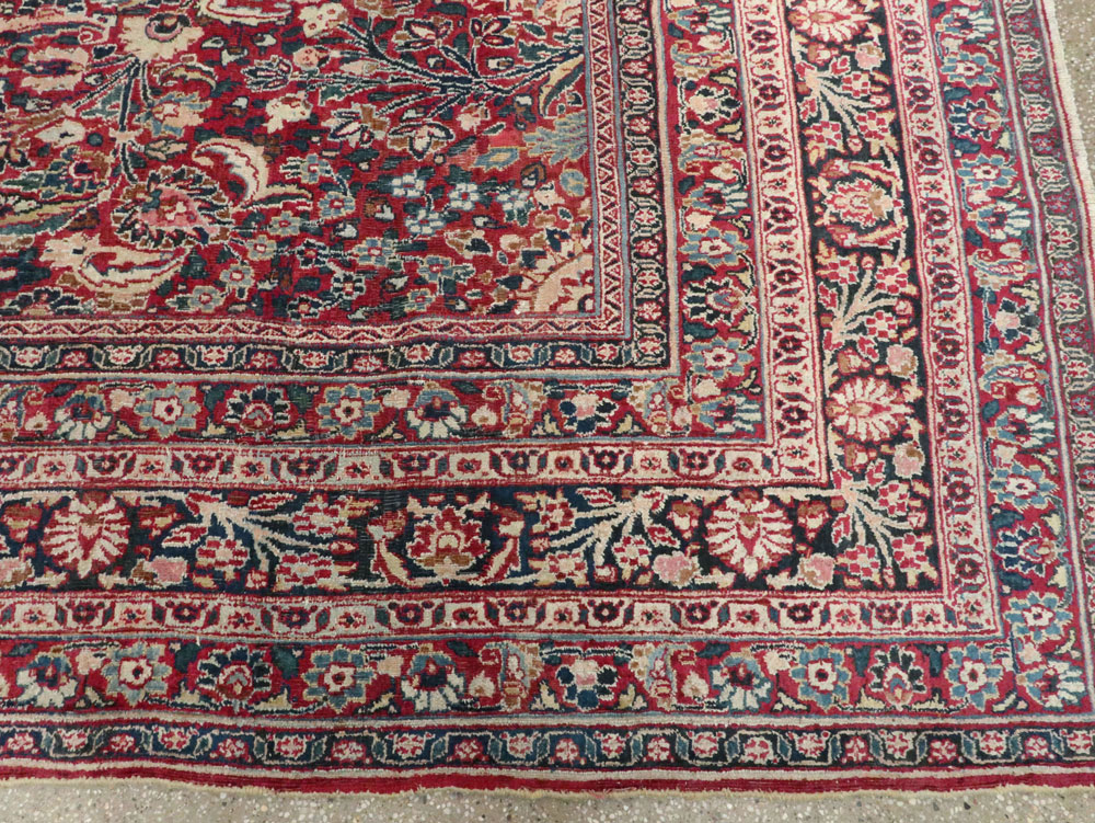 Antique Persian Mashad Carpet, No.24823 - Gss